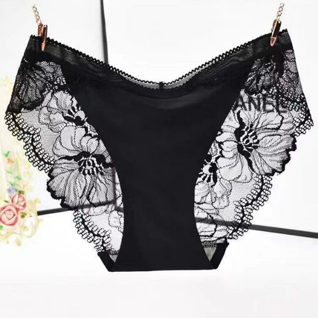 Quần Lót Nữ Ren Sexy thiết kế họa tiết ren xuyên thấu siêu gợi cảm quyến rũ - QL 8423