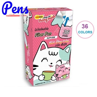 Bút lông màu Fiber Pen Colokit - Super Tips 10 - 20 - 36 tô màu viết thư pháp ngòi nét thanh đậm