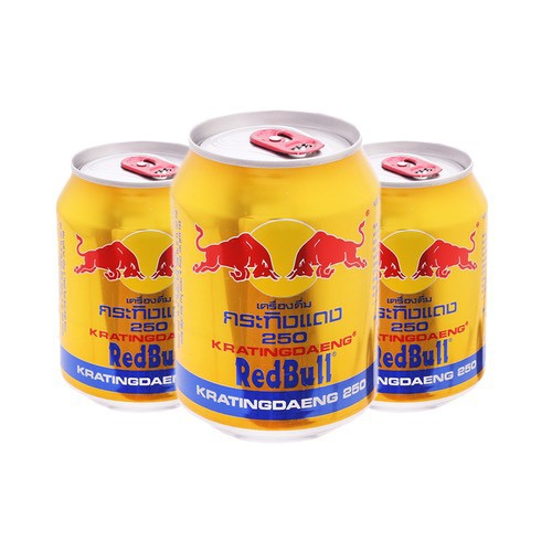 Lốc 6 Lon 250ml Bò Húc Redbull Thái Lan