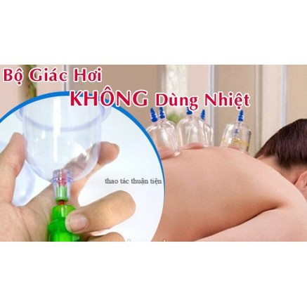 BỘ GIÁC HƠI 12 ỐNG HÚT CHÂN KHÔNG[ GIÁ NHẬP KHO]