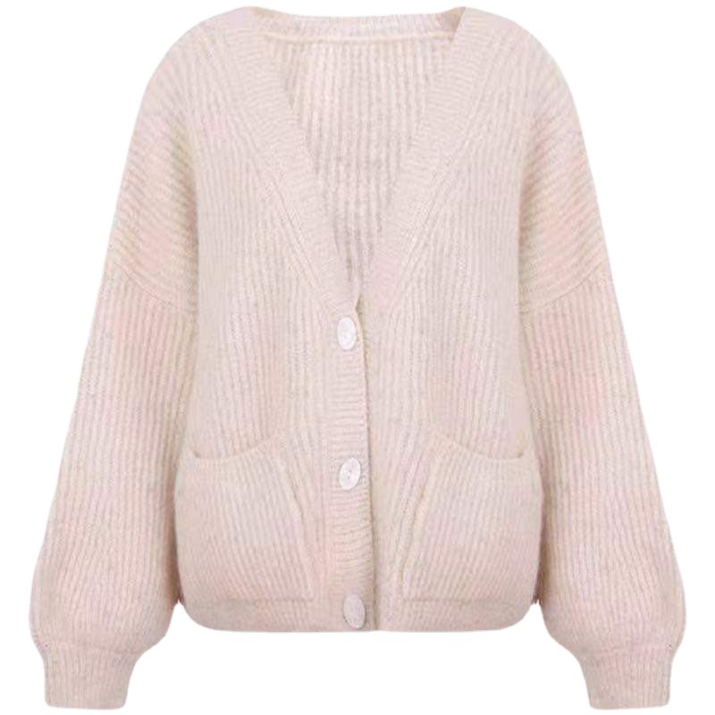 Hàng Sẵn_ Áo khoác len lông mềm mại nhẹ nhàng phong cách Hàn Hadu shop