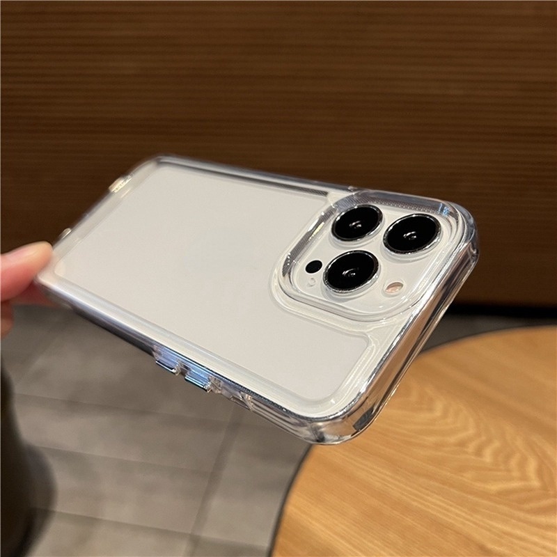 Ốp Điện Thoại Acrylic Trong Suốt Chống Sốc 2 Cho iPhone 13 12 11 Pro Max 13 Mini X XR XS Max 6 6s 7 8 Plus SE 2020