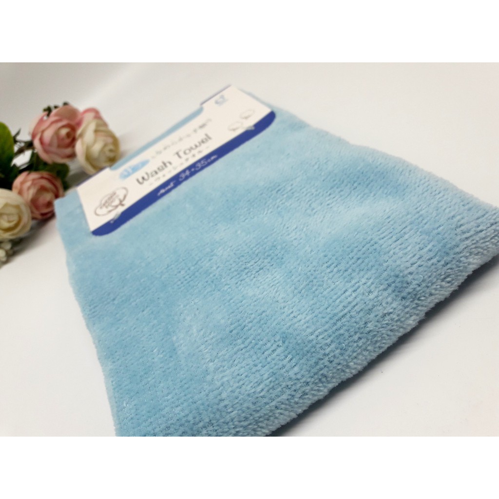 Khăn mặt mềm mịn 100% cotton Nhật Bản (34x35cm)