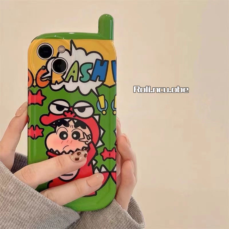 Ốp Điện Thoại Hình Khủng Long / Cậu Bé Bút Chì Cho iPhone 14 Pro Max 13 Pro Max 12 Pro Max 11 Pro Max 7 8 Plus SE 2020 Xs Max XR