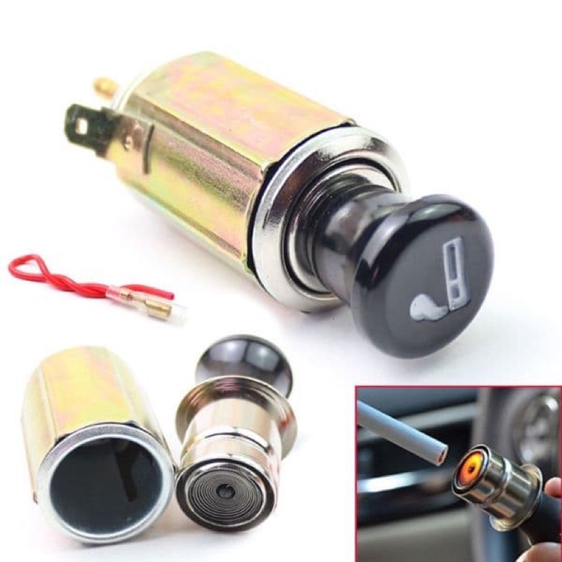 Tẩu châm thuốc lá trên ô tô - cả cụm hoặc riêng đầu châm thuốc- 12v / 24v