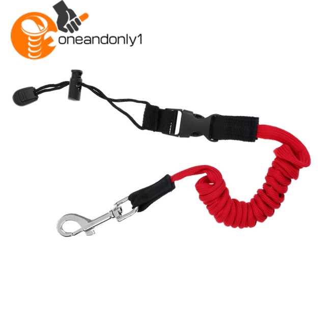 Dây Dắt Mái Chèo Thuyền Kayak Co Giãn 55.12 Inch / 140cm Có Khóa Đồng Chống Thất Lạc