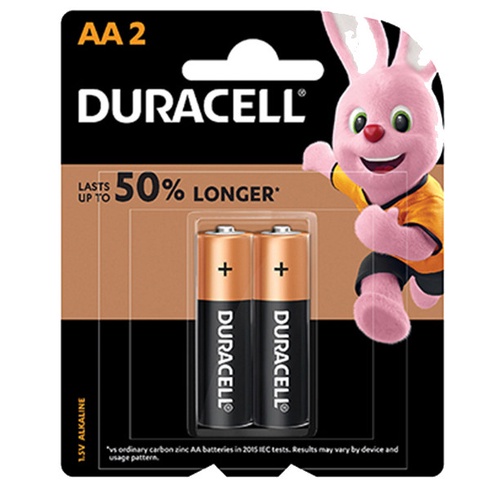 Pin Kiềm Duracell Everyday AA vỉ 2 viên