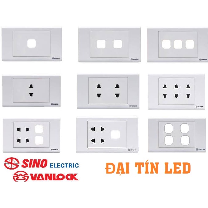 Ổ cắm điện Công tắc SINO VANLOCK