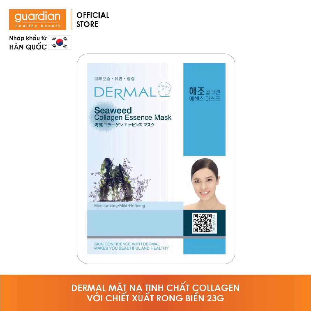 Mặt nạ Dermal tinh chất Collagen với chiết xuất Rong biển 23g