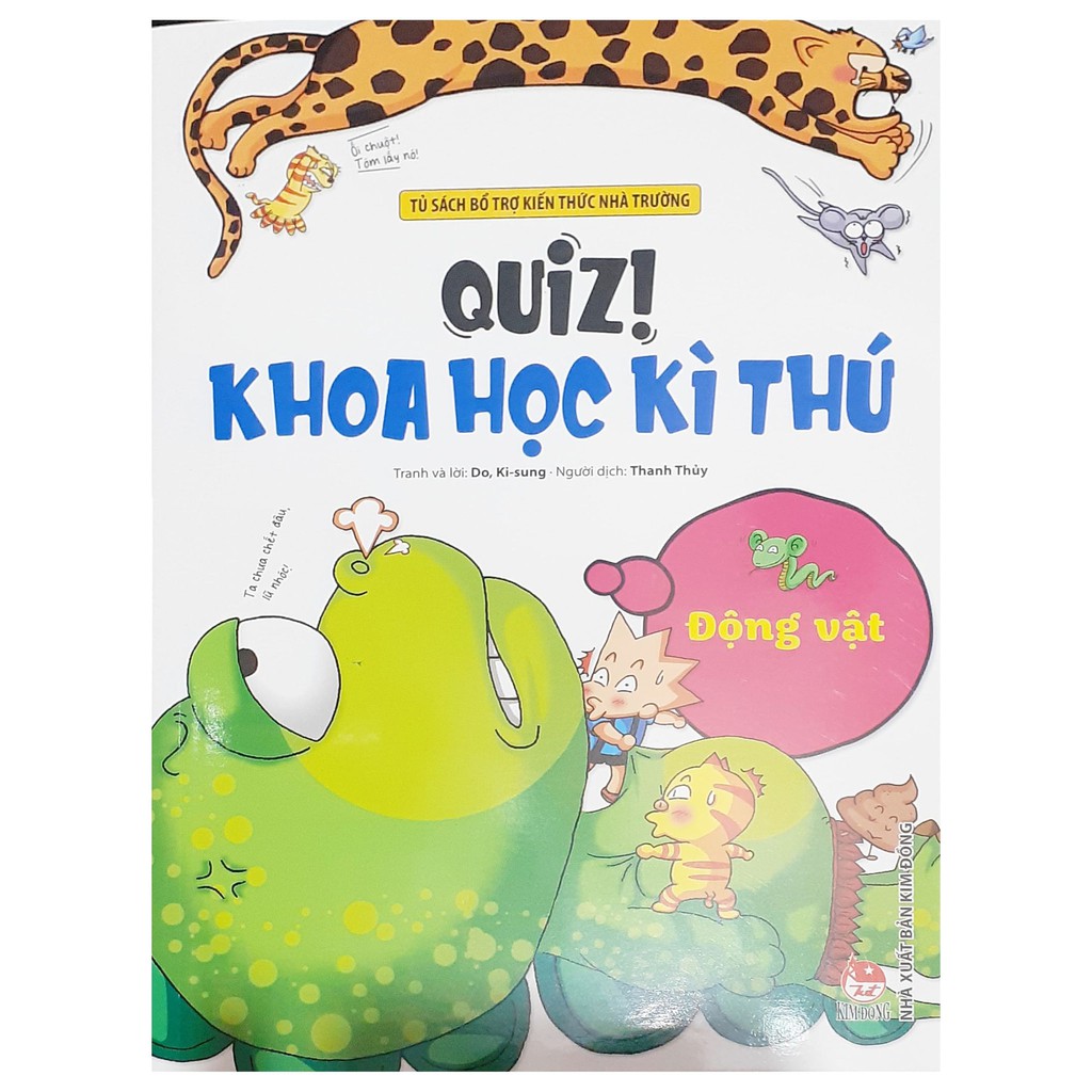 Sách - Quiz Khoa học kì thú: Động vật ( tái bản khổ nhỏ 2020)