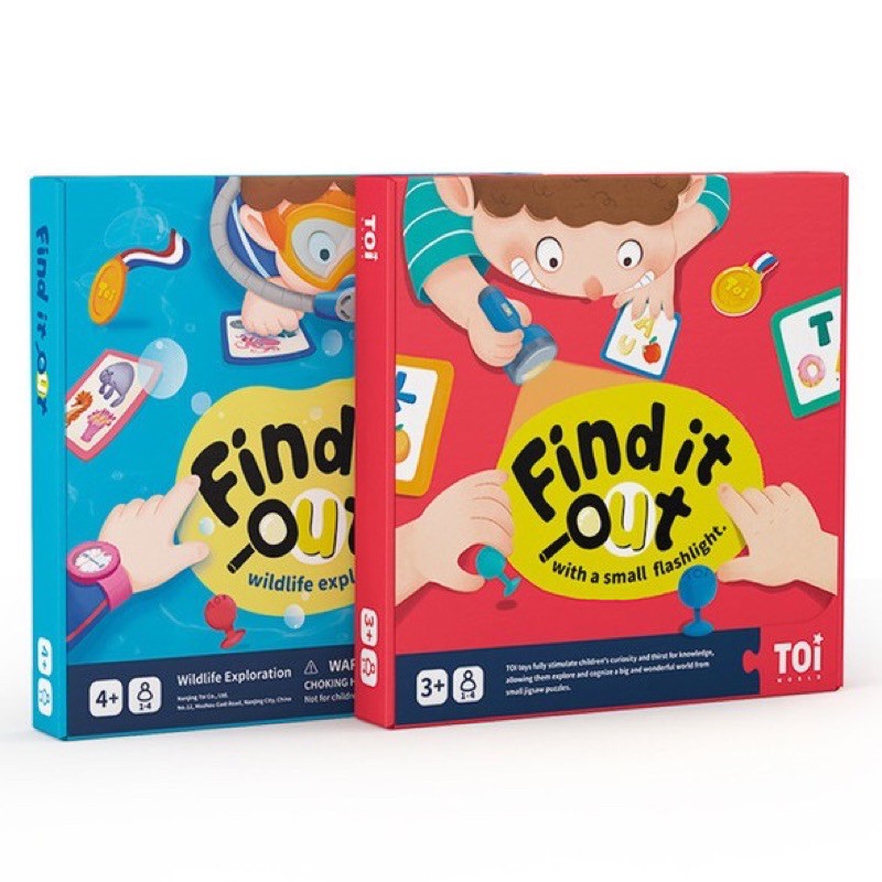 Trò chơi Truy tìm đồ vật chính Hãng TOI Find it out - (Có Ảnh Thật)