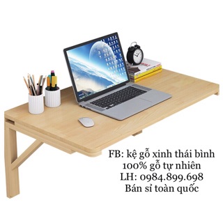 Bàn gỗ gấp thông minh treo tường