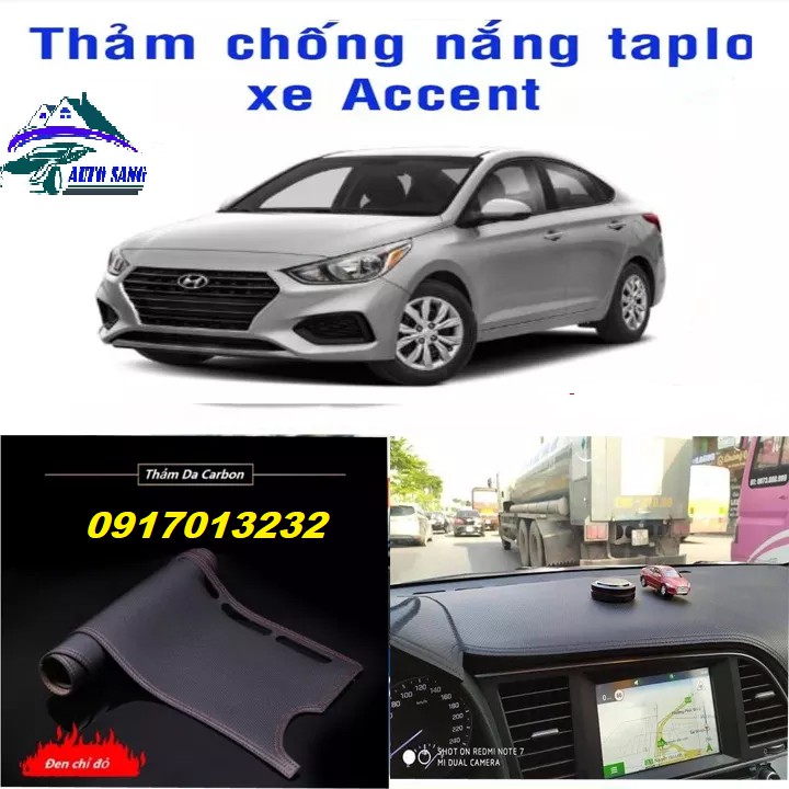 Thảm taplo hyundai accent 2015-2022