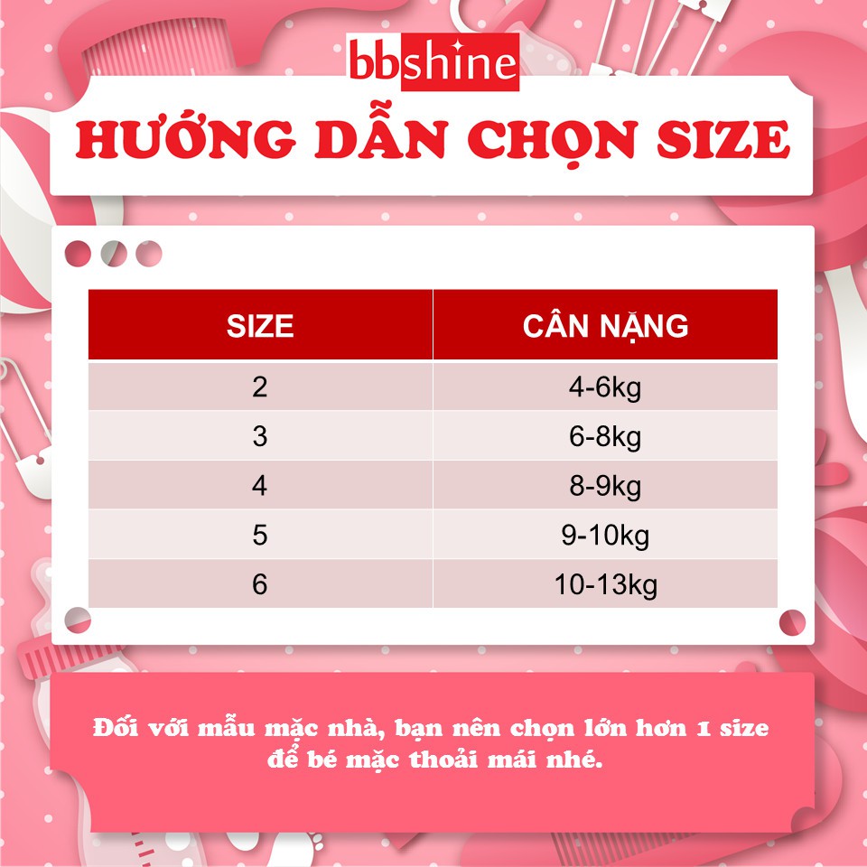 Bộ ba lỗ cotton 2 chiều hình thú ngộ nghĩnh cho bé 2-13kg chất co giãn BBShine - BVN033