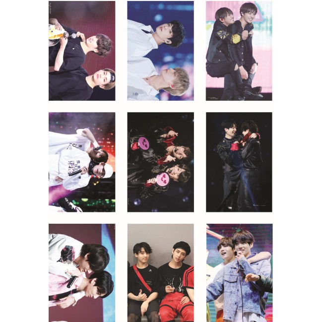 Lomo card 72 ảnh BTS Couple VKOOK (V+JUNGKOOK)