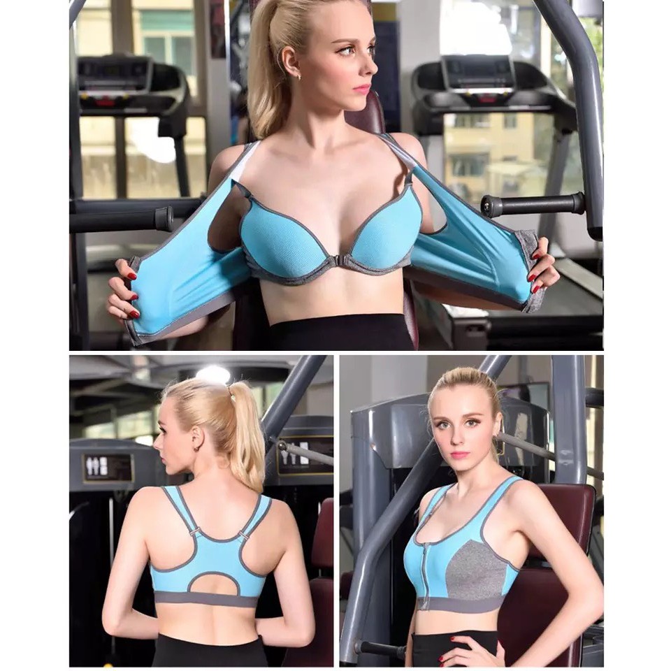 Hàng BIG SIZE. Hàng phom lớn- ÁO TẬP GYM THỂ THAO DÂY KÉO CHỐNG SỐC Jessica Shop