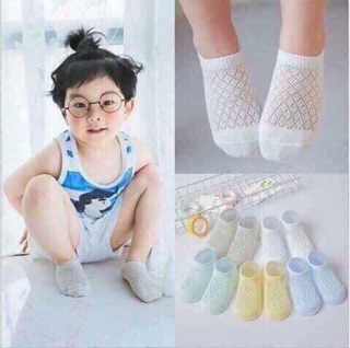 5 đôi tất lưới hè thu cho bé