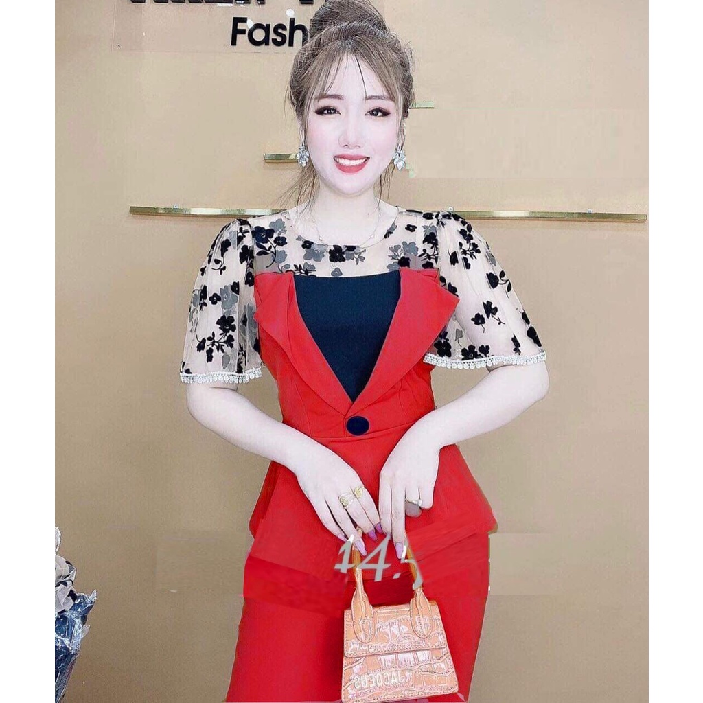 BỘ ĐỒ DÀI THUN CÁT HÀN TAY LƯỚI CH5