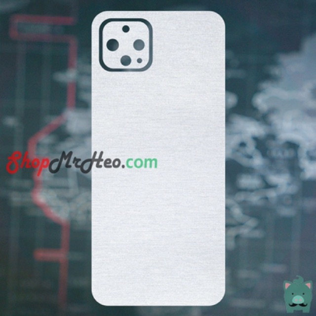 Skin Dán Mặt Sau Lưng Vân Nhôm Google Pixel 4 - Pixel 4 XL - Nhiều màu