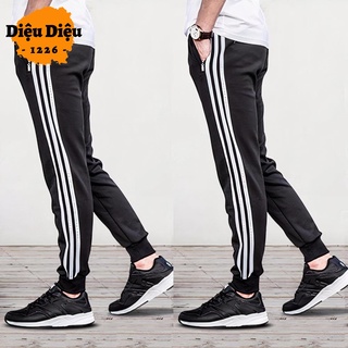[THANH LÝ ĐỒNG GIÁ 50K] QUẦN THỂ THAO JOGGER NAM NỮ 3 SỌC BO ỐNG CHẤT POLY THỂ THAO kèm ảnh thật