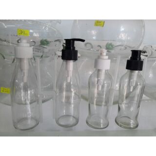 Chai thủy tinh có vòi ấn 120ml, 180ml