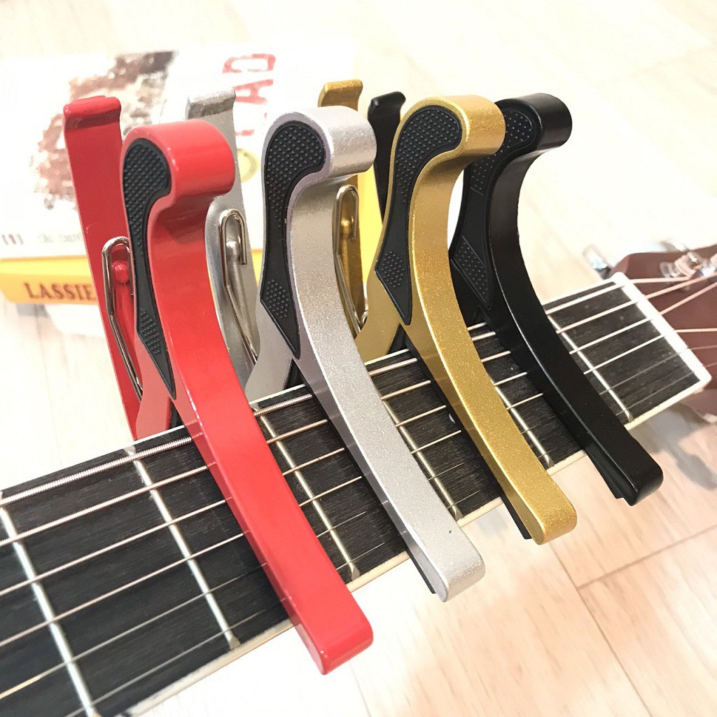 Capo CP-01 bằng kim loại nhiều mầu sắc cho Guitar Acoustic