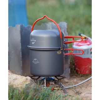 Nồi dã ngoại 4 trong 1 nhỏ gọn tinh tế bằng hợp kim nhôm cao cấp dành cho du lịch picnic camping chính hãng Naturehike