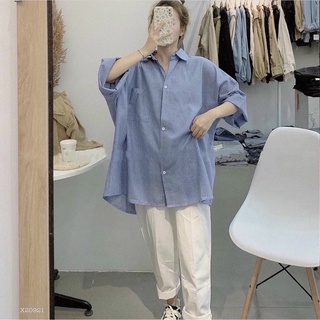 ÁO SƠ MI SỌC OVERSIZED