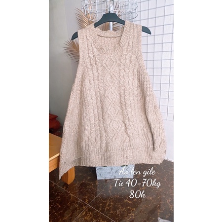 Áo len gile kiểu