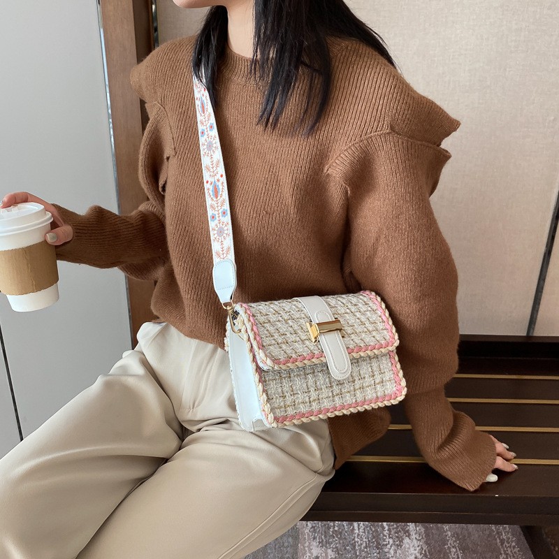 TÚI XÁCH NỮ, TÚI ĐEO CHÉO ĐI BIỂN, ĐI CHƠI PHỐI DẠ QUAI VẢI XINH XẮN TN 153 | BigBuy360 - bigbuy360.vn