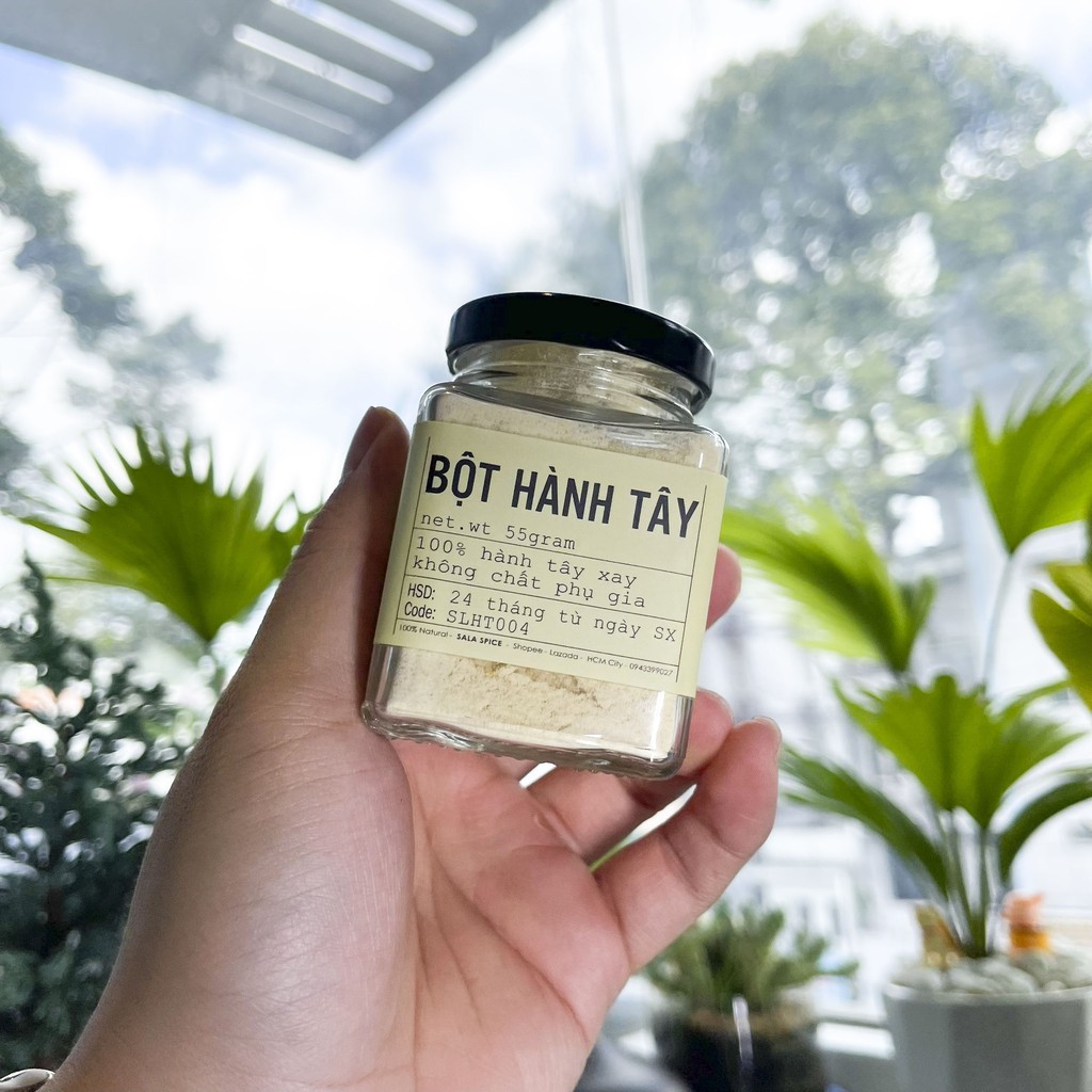 Bột Hành Tây SALA SPICE Onion Powder 100% hành tây xay siêu thơm ,dùng ướp món ăn tiện lợi dễ dàng,hương vị đậm đà