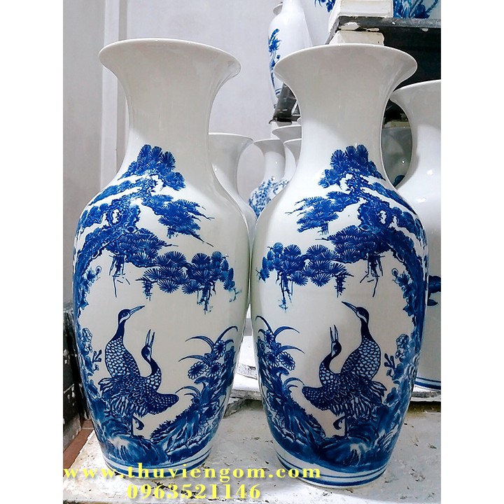 Lọ Lộc bình 30 cm chuẩn Bát Tràng