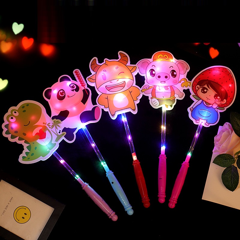 Đồ chơi gậy phát sáng hình thú cho bé,lồng đèn trung thu