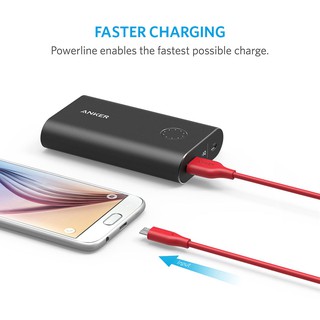 [KHÔNG DÙNG CHO IPHONE] Cáp sạc ANKER PowerLine Micro USB dài 3.0m - A8134