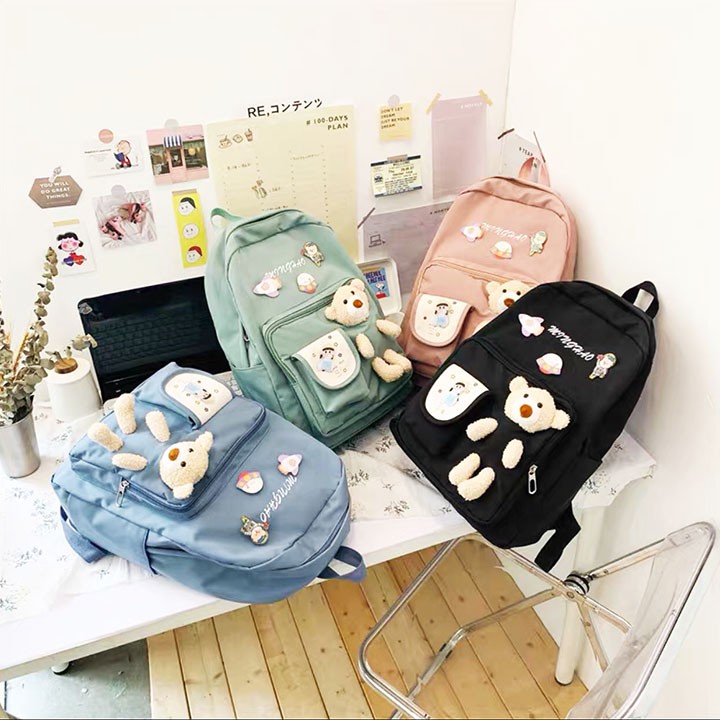 BALO HỌC SINH PHONG CÁCH HÀN QUỐC, BALO DU LỊCH, ĐI CHƠI, PICNIC THỜI TRANG CHO BẠN TRẺ- BLMH