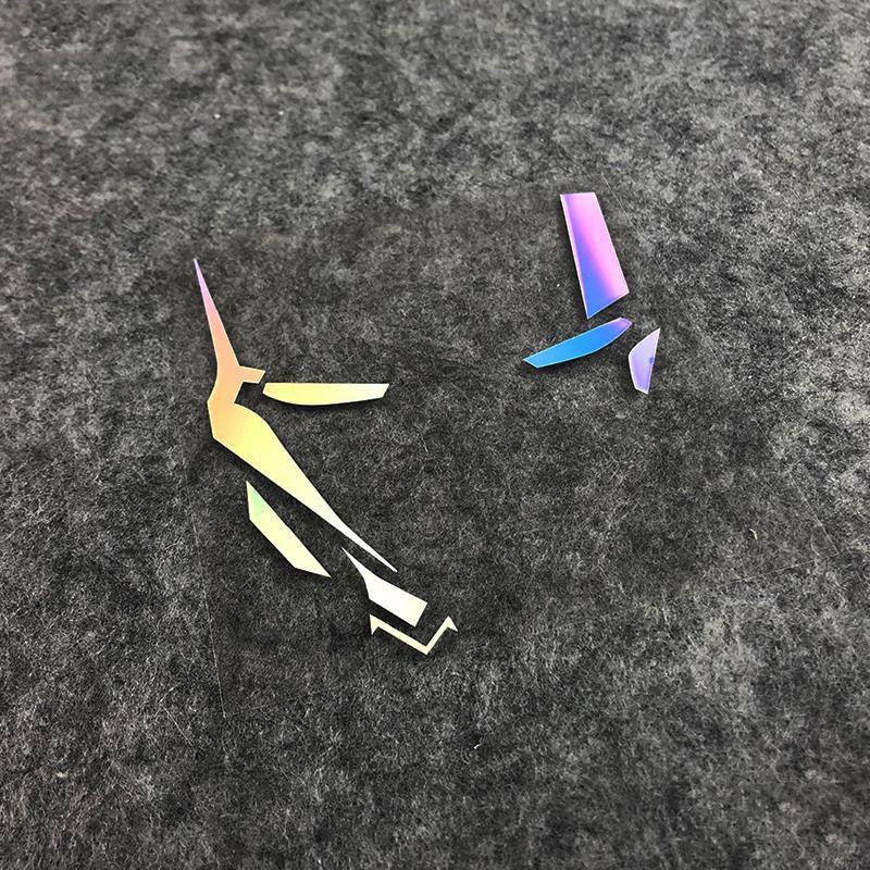 Miếng dán trang trí xe hơi hình Iron Man phản quang độc đáo