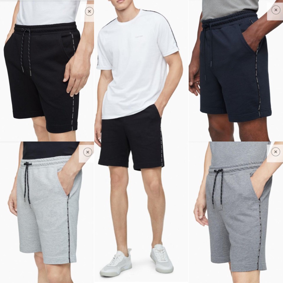 Calvin Klein Áo Thun Nam Tay Ngắn Cổ Tròn In Chữ Cá Tính