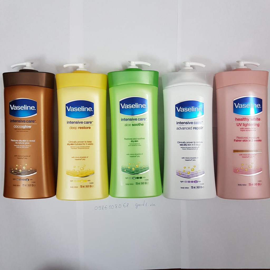 Sữa dưỡng thể Vaseline Mỹ 725ml