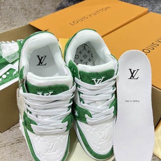 GIÀY LV WHITE BLUE LAI AU SC [ Full Box + Free Ship ]