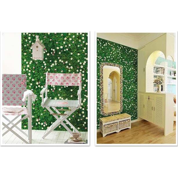 Decal trang trí HOA CỎ DẠI 3D xinh