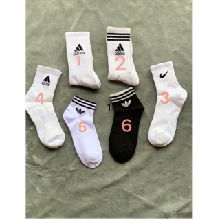 [Mã FASHIONT4MA giảm 10K đơn 50K] Tất adidas , nike , cao cổ thấp cổ