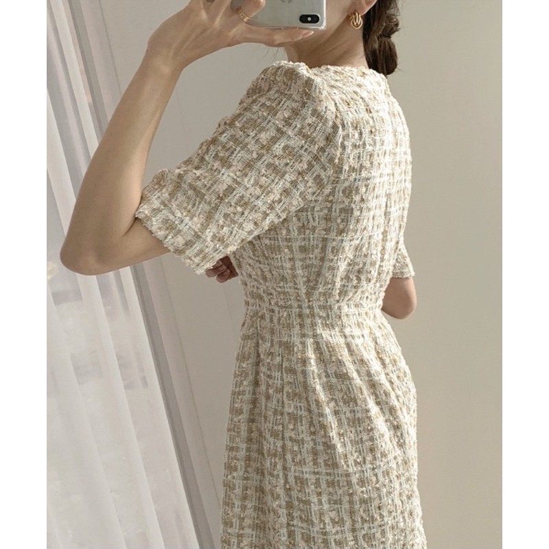 VÁY DẠ TWEET KEM HOẠ TIẾT