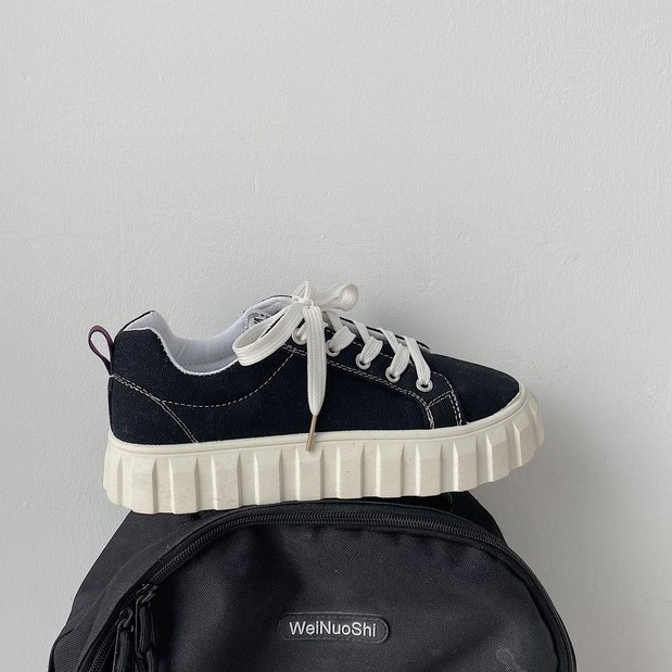 Giày Thể Thao Vải Bạt Thời Trang Hàn Cho Nữ | BigBuy360 - bigbuy360.vn