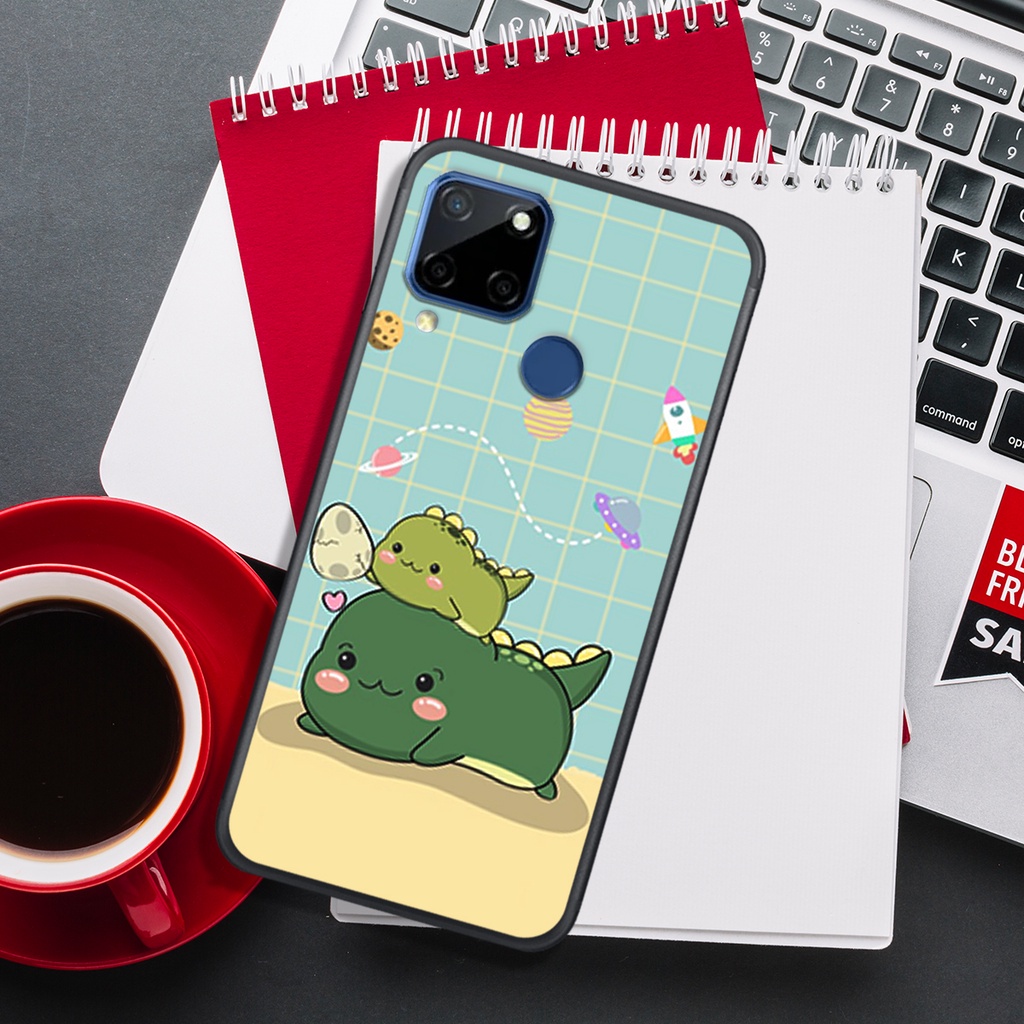 [HOT]ỐP OPPO REALME C11 - C12 - C15 -C17 - C20 - C21 - C21y - C25  , IN HÌNH KHỦNG LONG CHIBI SIÊU DỄ THƯƠNG.