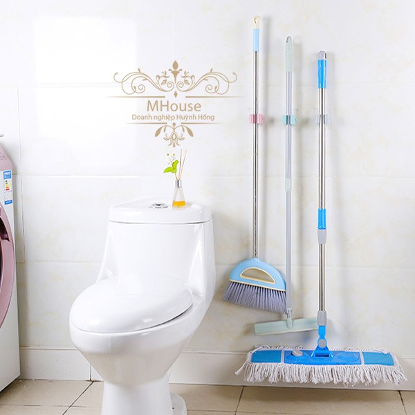 Combo 3 Móc Dán Treo Tường,Móc Hít Đồ Dùng Nhà Tắm