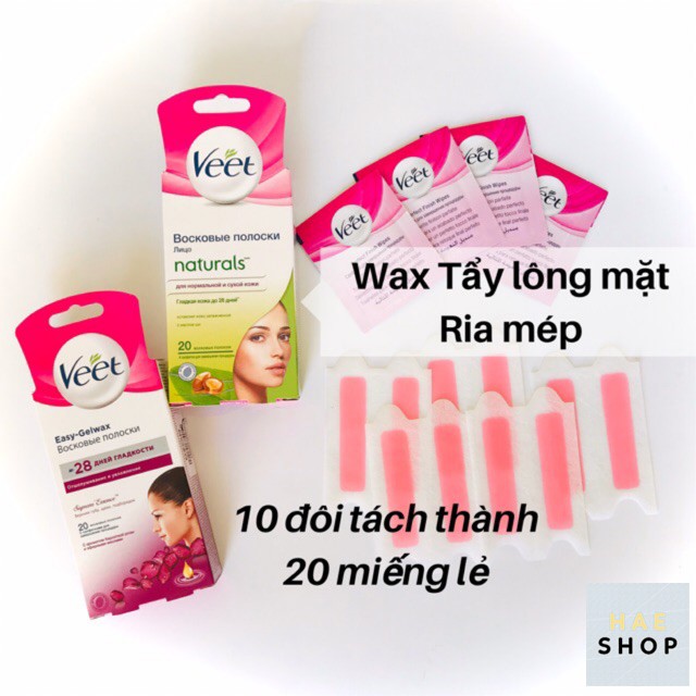 Wax Veet Triệt Lông Ria Mép Và Mặt An Toàn, Hiệu Quả