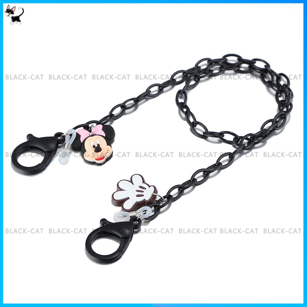 Dây Đeo Mắt Kính Bằng Acrylic Chống Thất Lạc Hình Chuột Mickey Minnie Hoạt Hình
