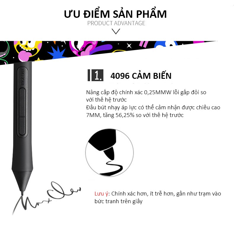 Bảng Vẽ Điện Tử Wacom Intuos CTL-4100/K0-C Kết Nối OTG Với Điện Thoại Android