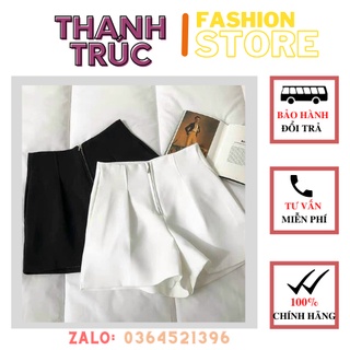[XẢ HÀNG] Quần short cạp cao khoá đồng <ành thật + video>