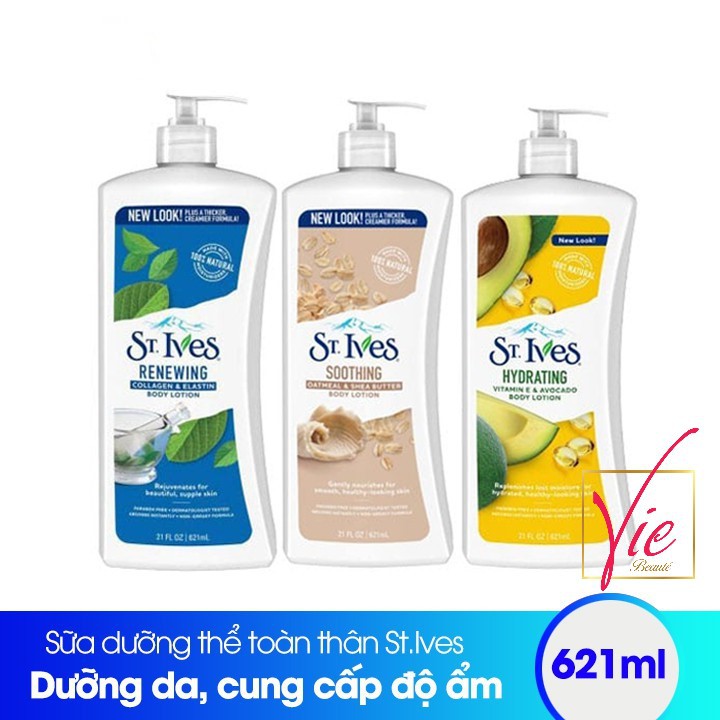 Sữa Dưỡng Thể St.Ives Toàn Thân Body Lotion - St. ives Body Lotion USA 621ml